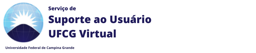 Suporte ao Usuário - UFCG Virtual